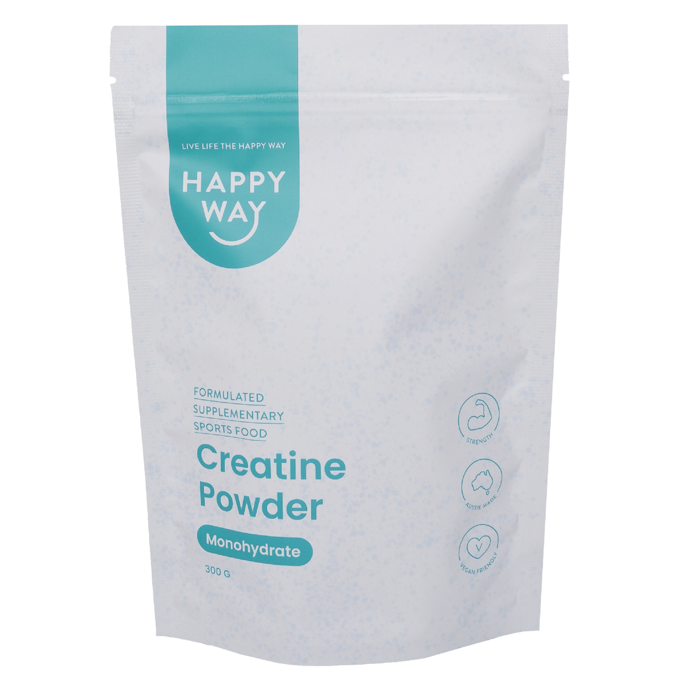 Happy Way Supplements Happy Way Creatine Powder Monohydrate 300g
