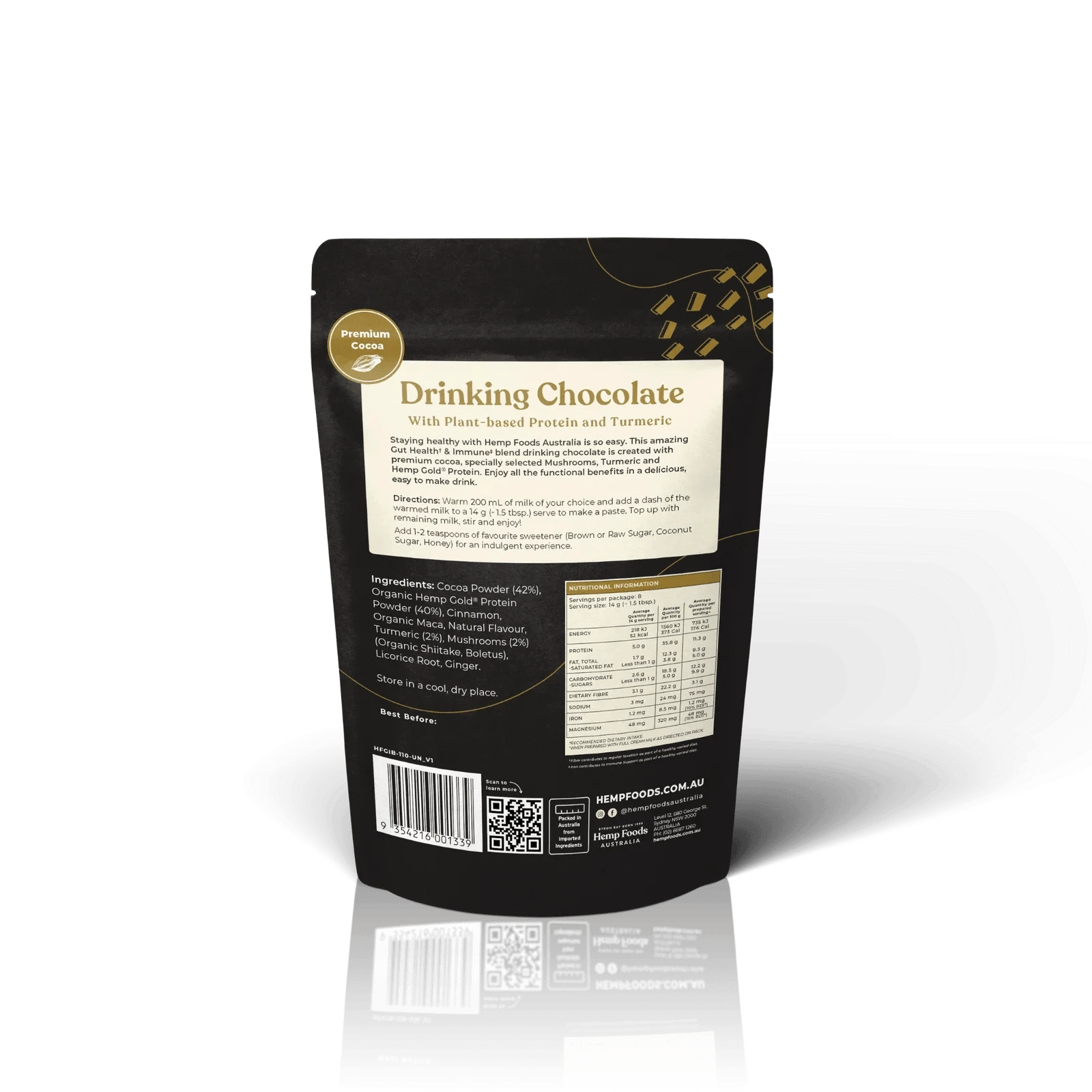 Hemp Foods Australia Vitamins & Supplements Hemp Foods Australia Drinking Chocolate Gut Health & Immune