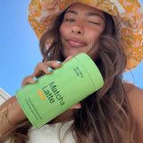 Morning Made Mango Matcha Latte — outdoor lifestyle image