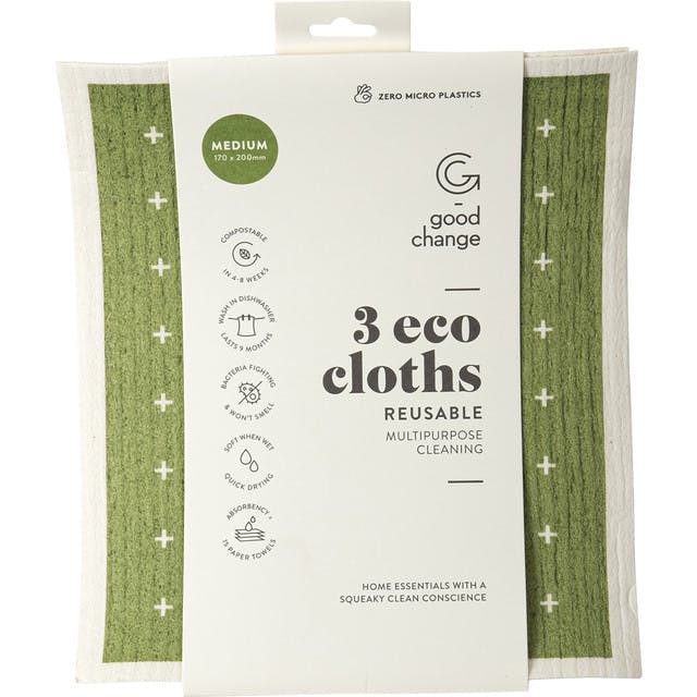 Good Change Store Eco Cloth Medium 3pk