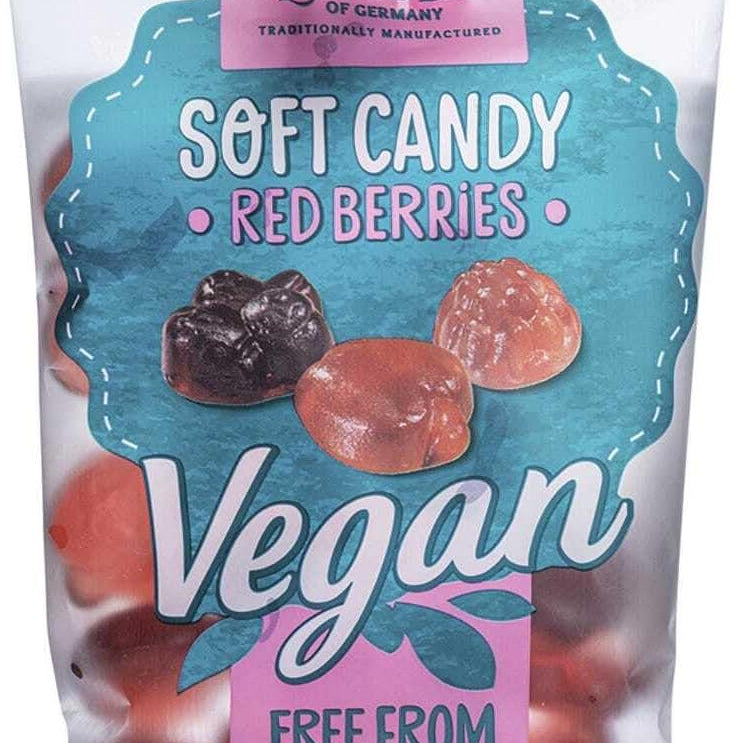 J Luehders Sweets J Luehders Soft Vegan Candy Red Berries 5 x 80g