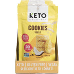 Keto Naturals Snack Foods Vanilla Keto Naturals Cookies - 8 x 64g