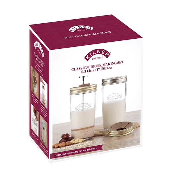 Kilner Nut Drink Making Set 500ml — exact barcode 5010853266787 product image 2