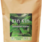 Kin Kin Naturals Dishwasher Powder Lemon Myrtle & Lime 2.5kg — exact barcode 9379450492132 front image