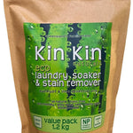 Kin Kin Naturals Laundry Soaker & Stain Remover Lime & Eucalypt 1.2kg — exact barcode 9370510501504 front image