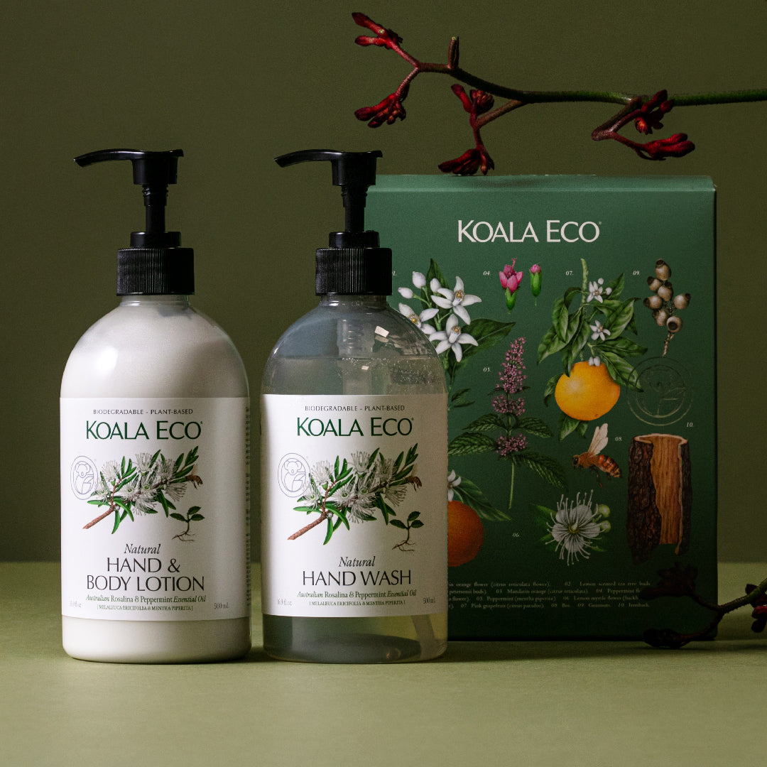 Koala Eco Gift Pack Hand Care Rosalina & Peppermint 2pk — official lifestyle image