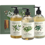Koala Eco Household Cleaning Supplies Koala Eco Gift Pack - Hand Wash, Laundry Wash & Dish Soap 3pk