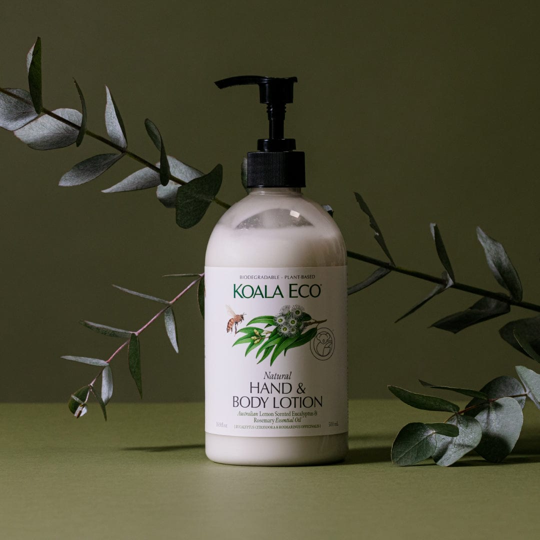 Koala Eco Household Cleaning Supplies Koala Hand and Body Lotion Lemon Eucalyptus & Rosemary 500ml