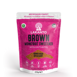 Lakanto Monk Fruit Sweetener 225g Lakanto Brown Monkfruit Sweetener 1:1 Brown Sugar Substitute