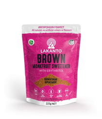 Lakanto Monk Fruit Sweetener 225g Lakanto Brown Monkfruit Sweetener 1:1 Brown Sugar Substitute