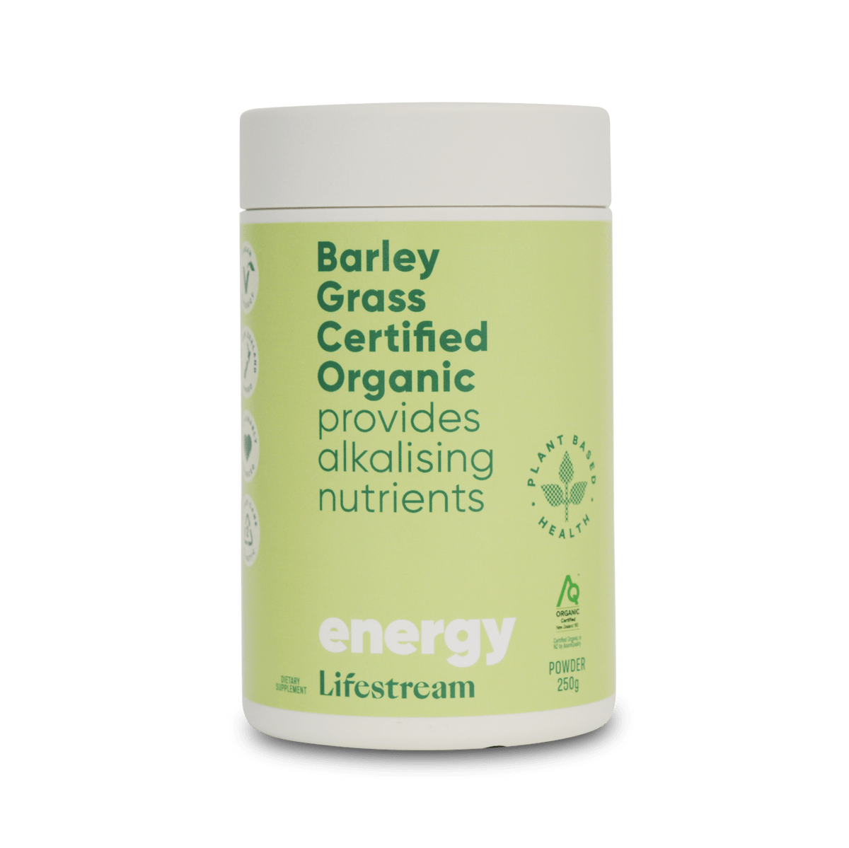Lifestream Vitamins 250g Lifestream Barley Grass Certified Organic Powder