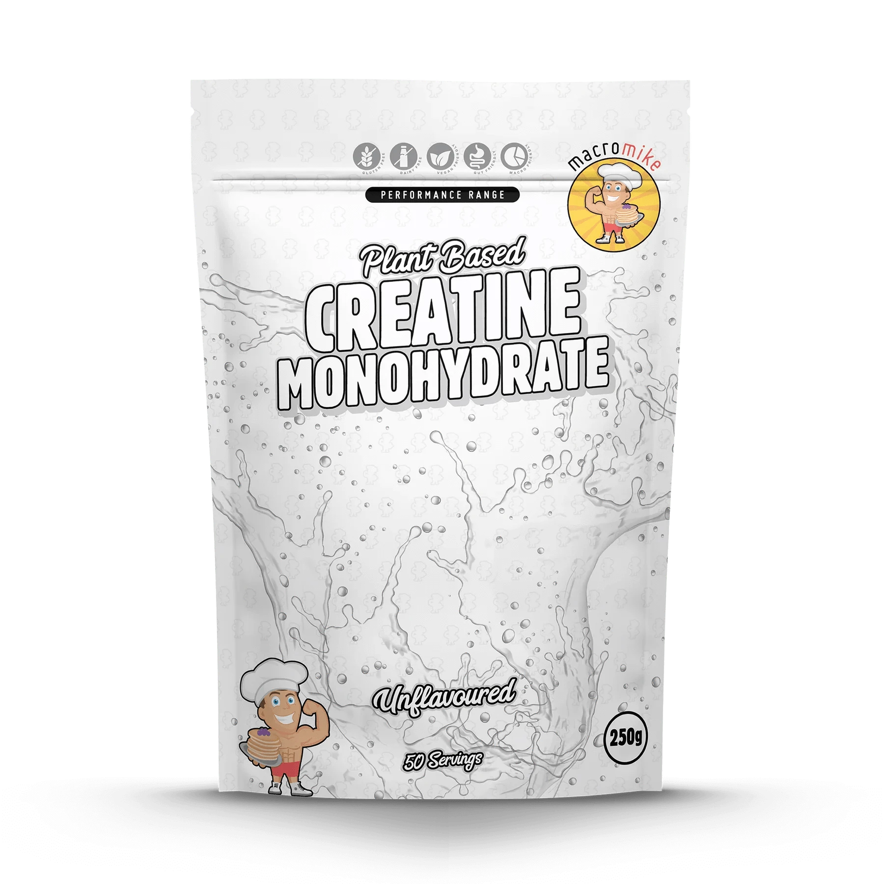 Macro Mike Supplements Macro Mike Plant Based Creatine Monohydrate Unflavoured 250g