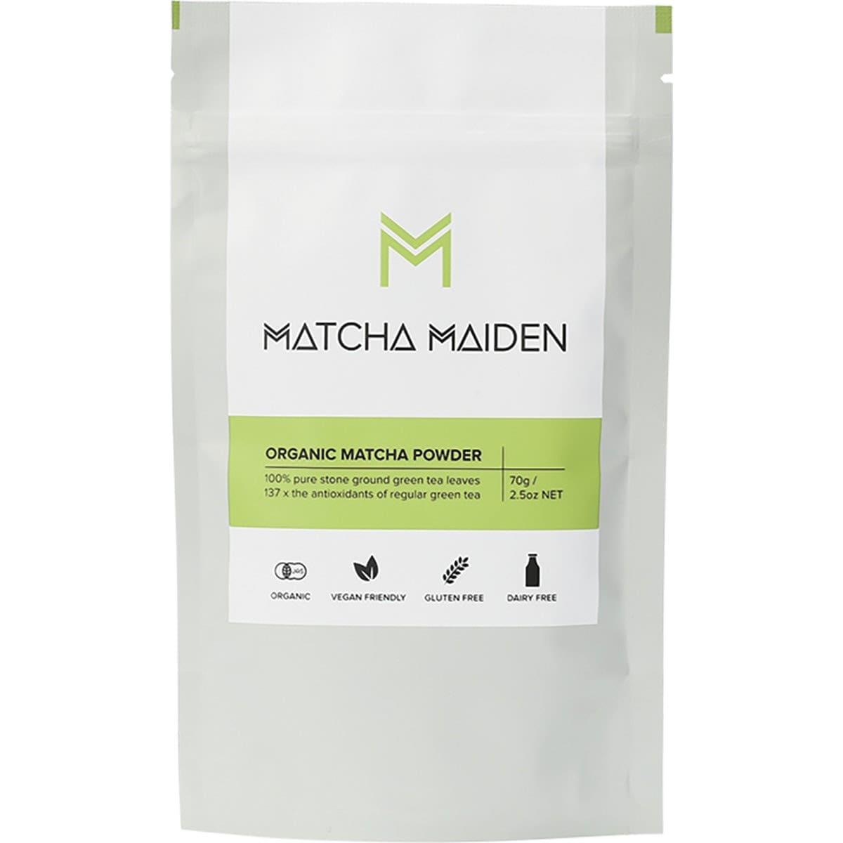 Matcha Maiden Matcha 70g Matcha Maiden Matcha Green Tea Powder 100% Pure Stone Ground