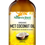 Nature's Shield Organic MCT Coconut Oil 200mL