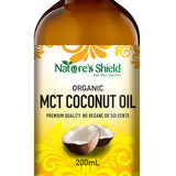 Nature's Shield Organic MCT Coconut Oil 200mL