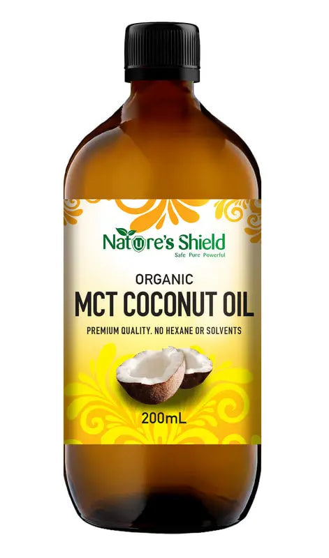Nature's Shield Organic MCT Coconut Oil 200mL