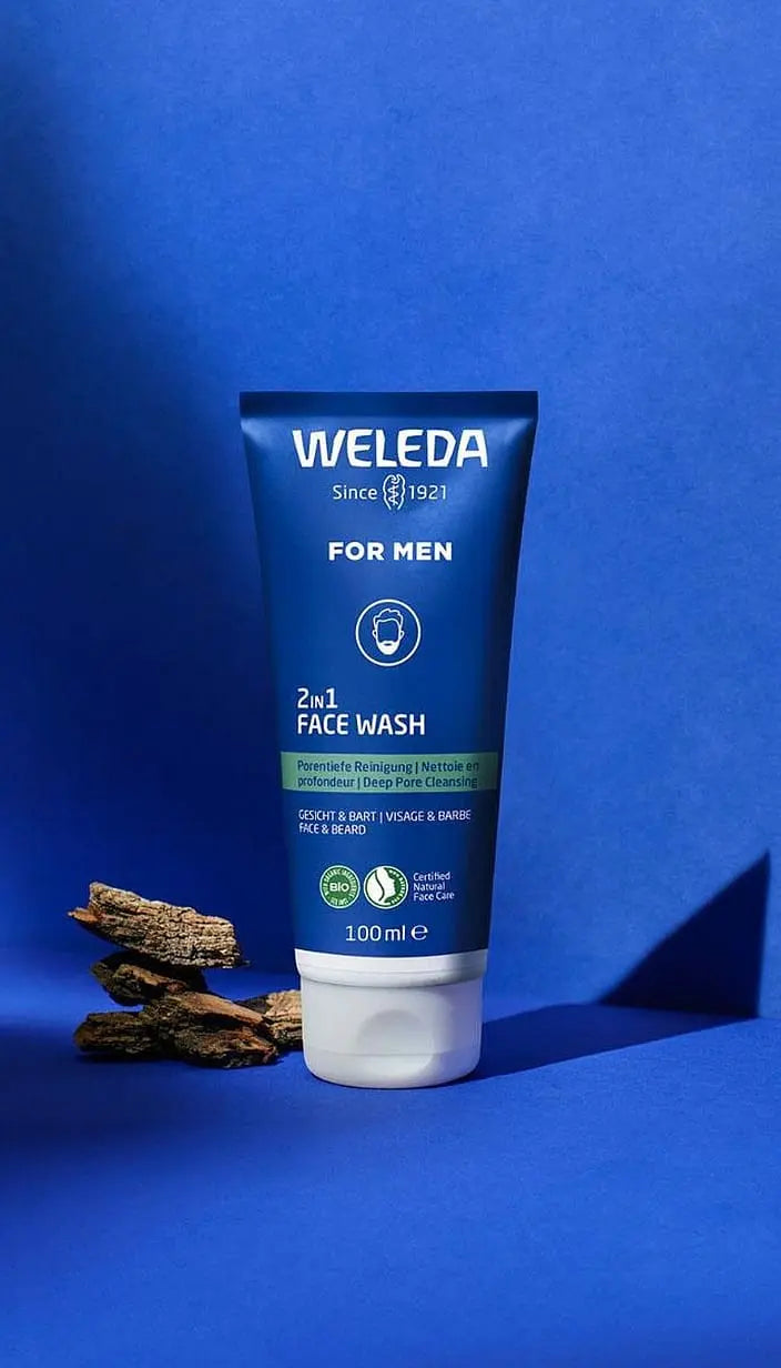 Weleda 2 in 1 Face Wash Men 100ml lifestyle