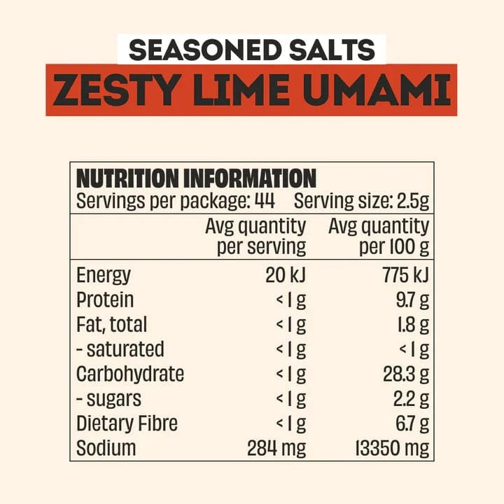 Mingle Seasonings & Spices Mingle Seasoning Chilli & Lime Seasoned Salts 110g