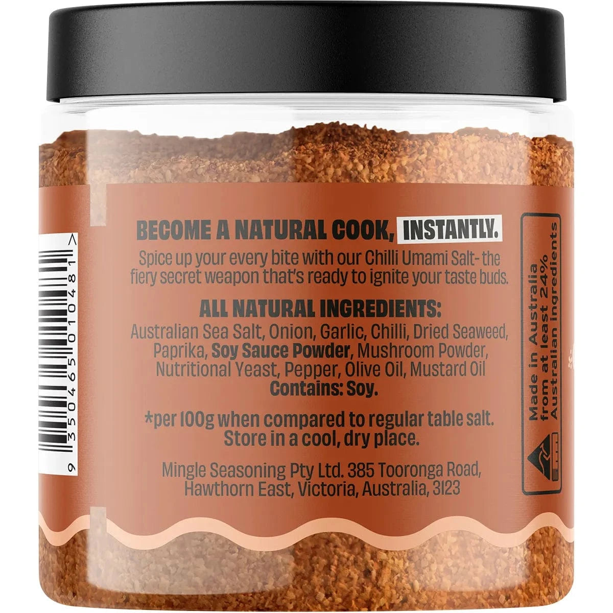 Mingle Seasonings & Spices Mingle Seasoning Chilli Umami Seasoned Salts 110g