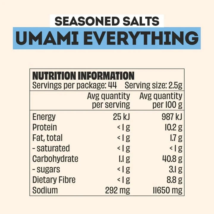Mingle Seasonings & Spices Mingle Seasoning Umami Everything Seasoned Salts 110g