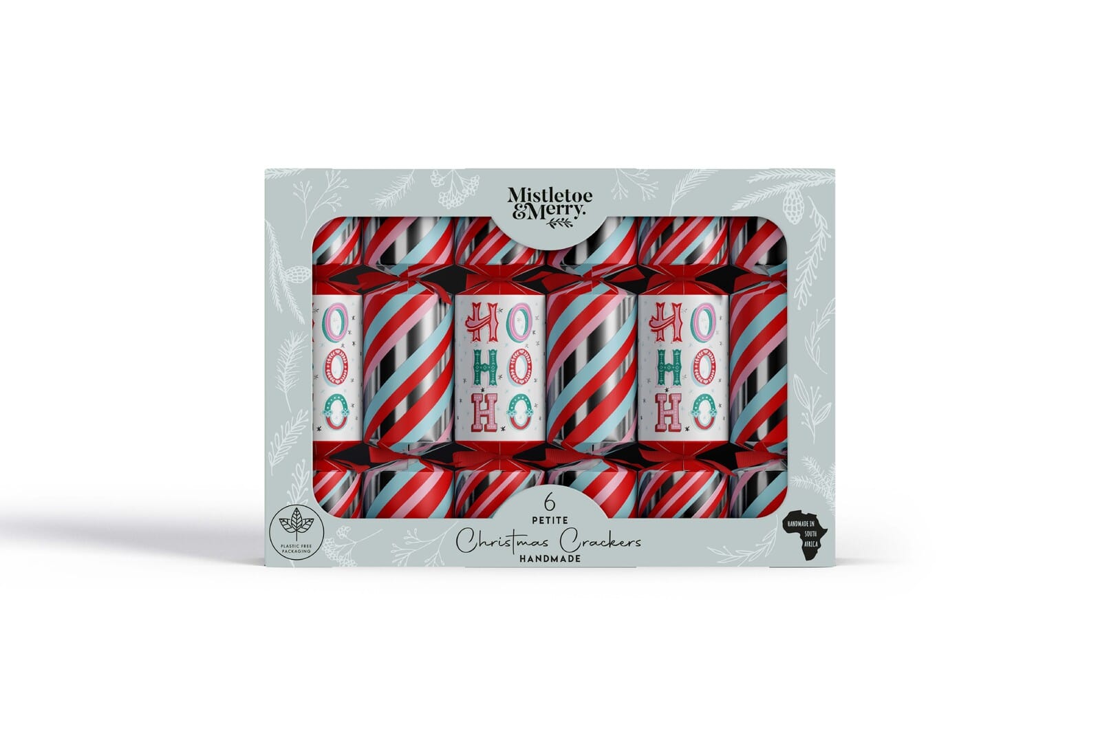 Mistletoe & Merry Christmas Cake Mistletoe & Merry Petite - Fun & Playful Ho Ho Ho Crackers