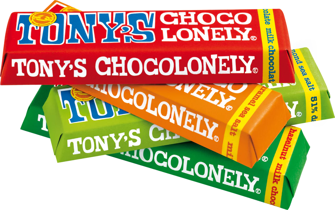 Tony's Chocolonely Rainbow Gift Pack (6 x Snack Size) 255g