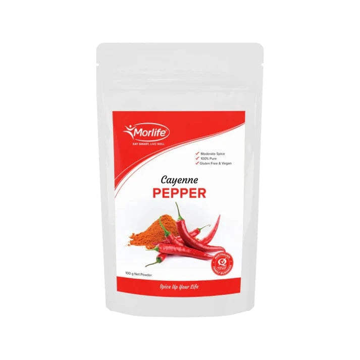 Morlife Organic Maca Powder Morlife Ground Cayenne Pepper 100g