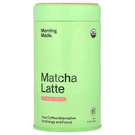 Morning Made Strawberry Matcha Latte 300g — exact front canister image