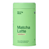 Morning Made Vanilla Matcha Latte 300g — exact front canister image