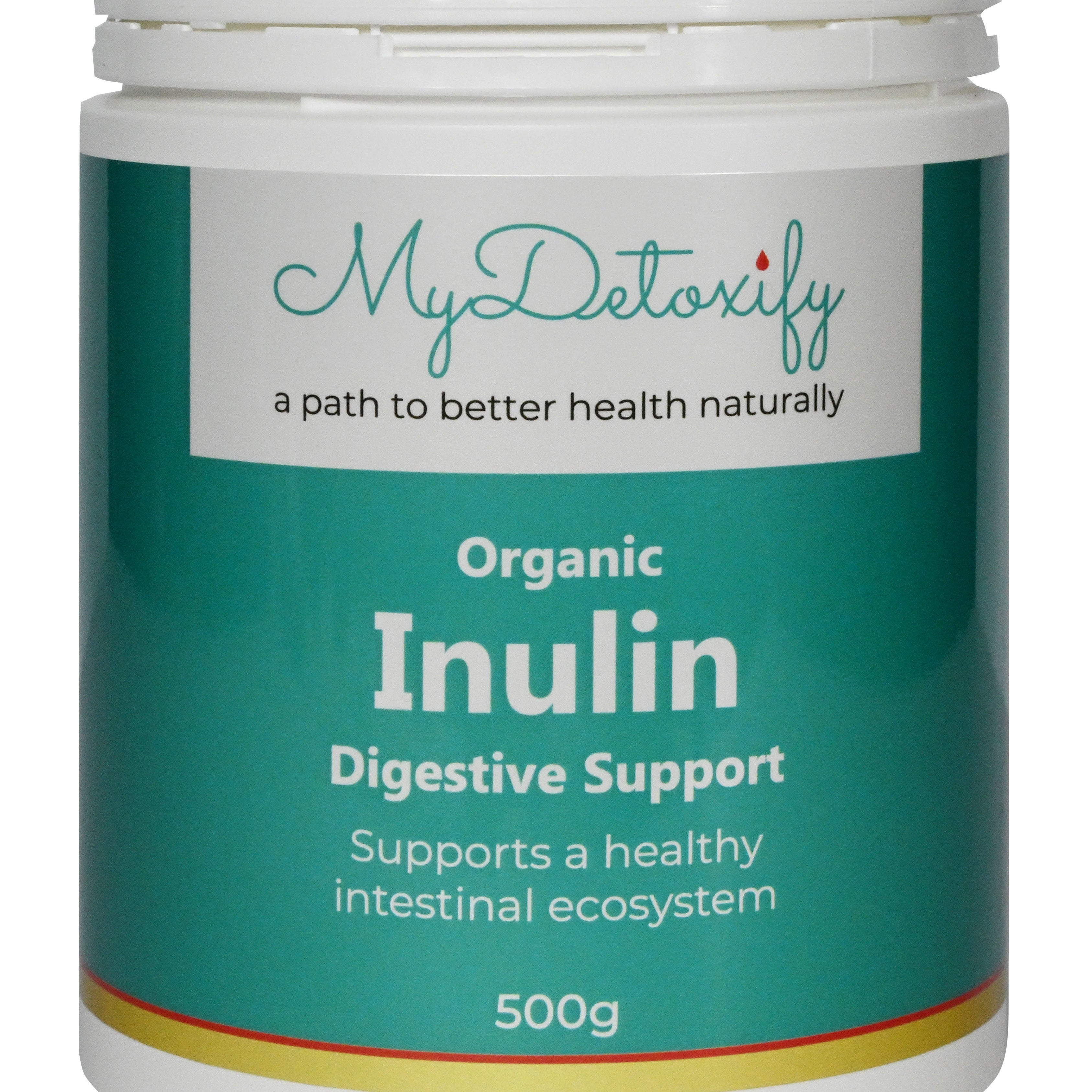 MyDetoxify Organic Inulin 500g — current official front image
