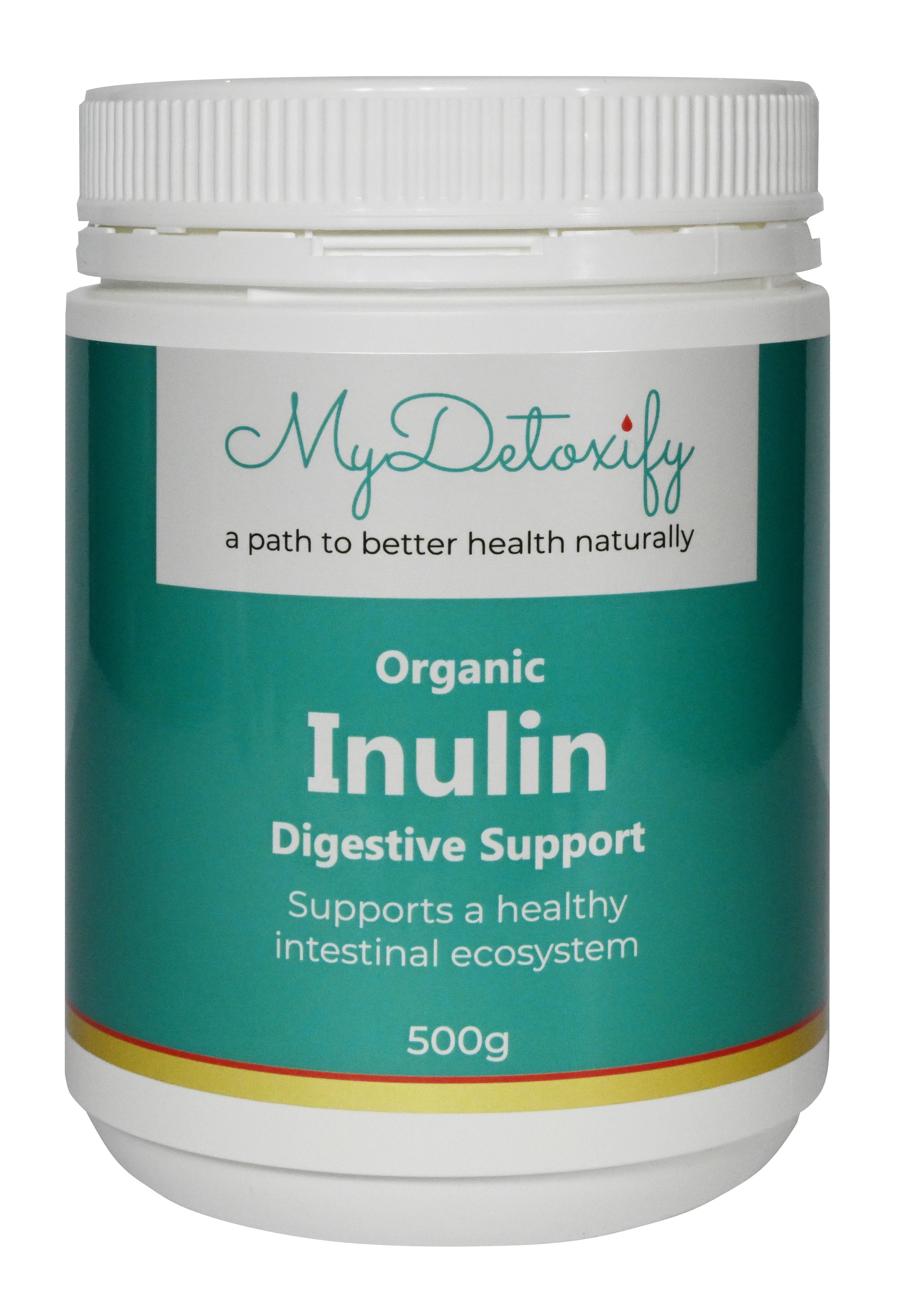 MyDetoxify Organic Inulin 500g — current official front image