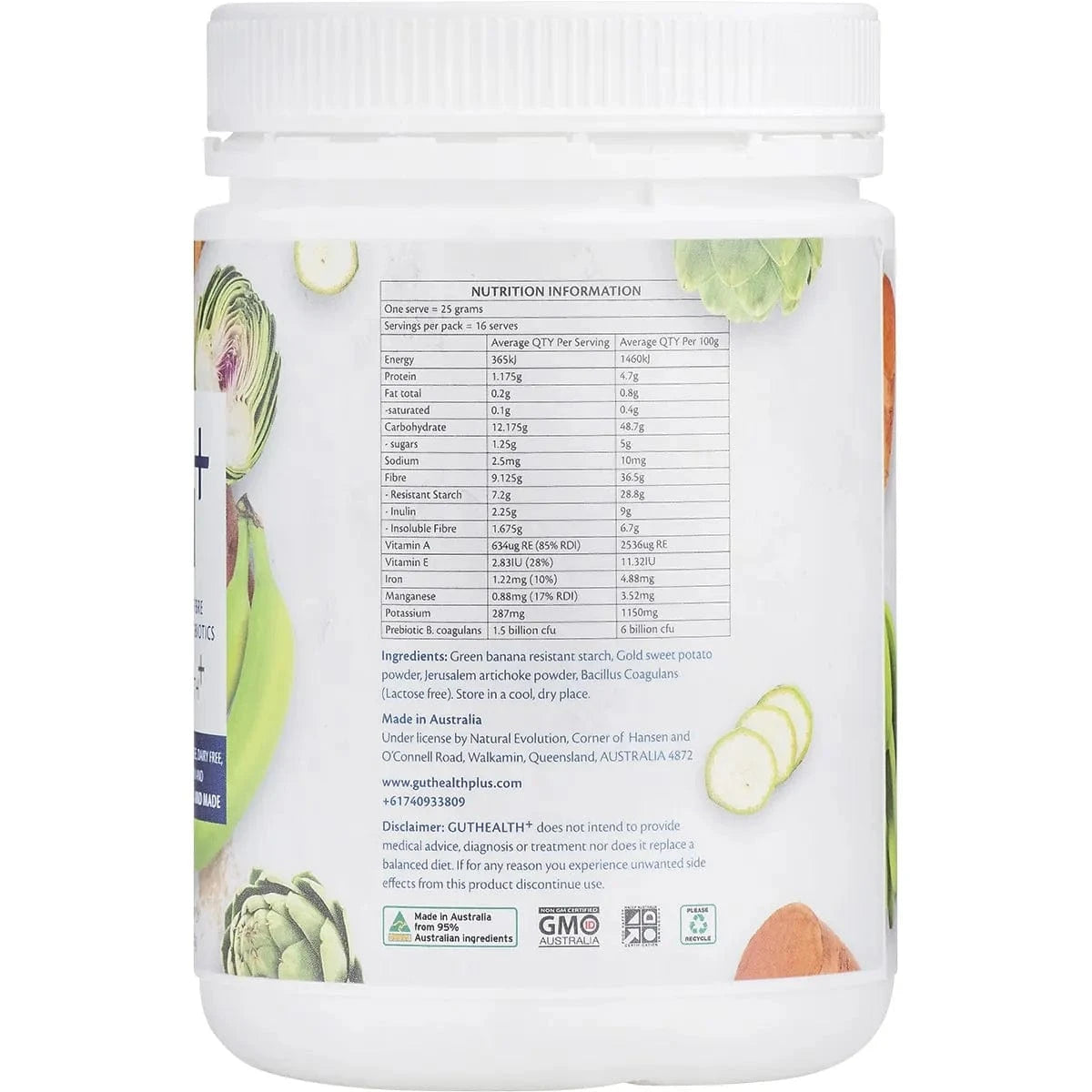 Natural Evolution Vegan Protein Multi-Fibre Natural Evolution GH+ Prebiotics + Probiotics 3-in-1 Multifibre