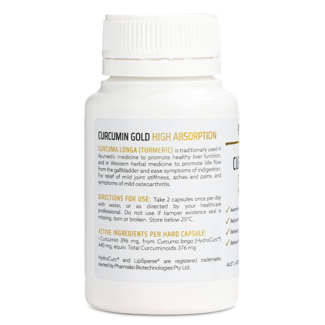 Nature's Help Vitamins & Supplements Nature's Help Curcumin Gold Curcumin 396mg High Absorption 60 Capsules
