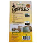 Nature's Shield Essential Oil Nature's Shield Organic Cotton Castor Oil Pack Waist Wrap (50cm x 22cm) + Neck Wrap (53cm x 9cm)