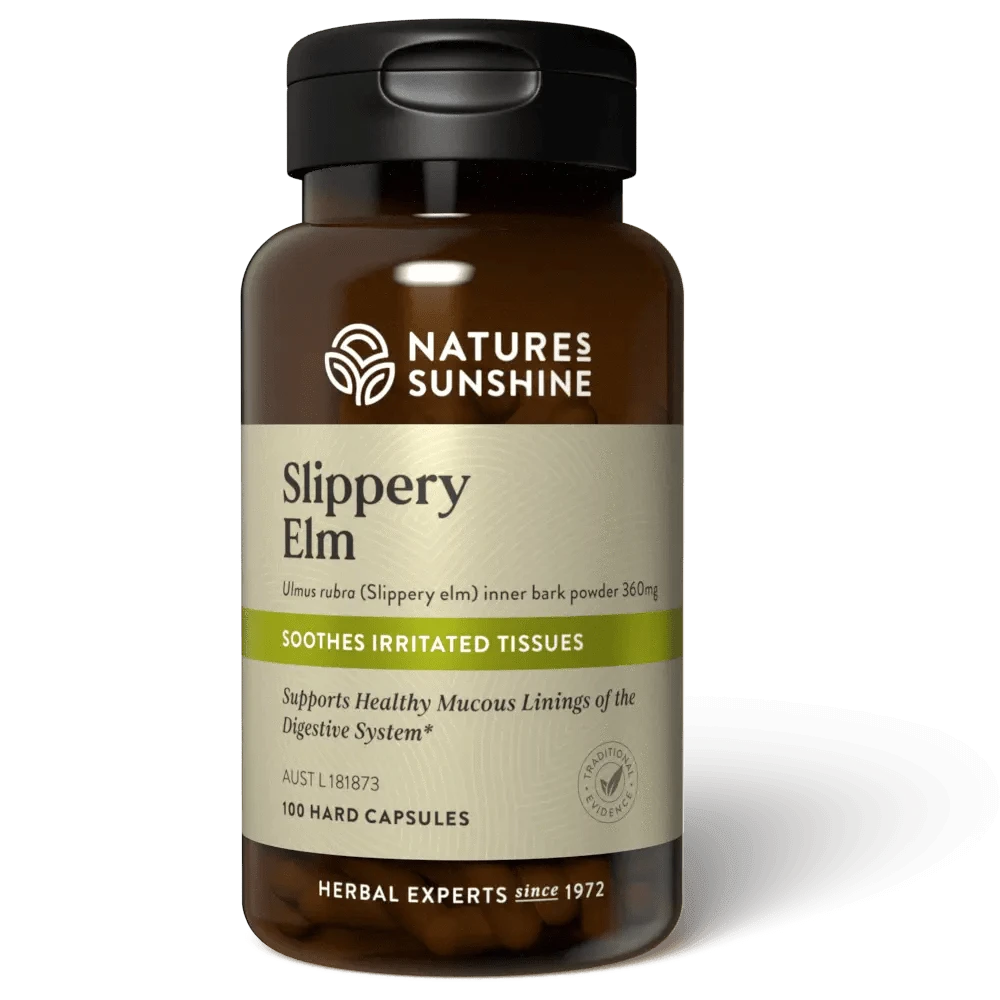Nature's Sunshine Vitamins & Supplements Natures Sunshine Slippery Elm 360mg 100c