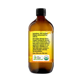 Nature's Shield Organic Flax Seed Oil 200ml ingredients and product information label