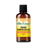 Nature's Shield Organic Pumpkin Seed Oil 100ml exact front image