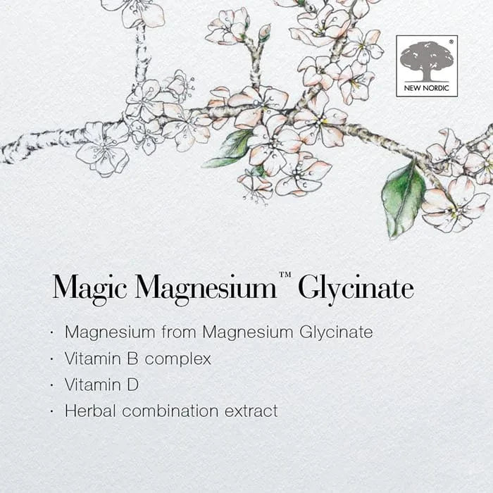 New Nordic Vitamins New Nordic Active Magnesium Glycinate 60t