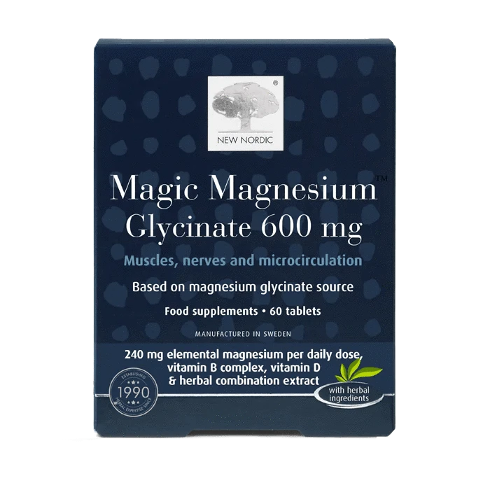 New Nordic Vitamins New Nordic Active Magnesium Glycinate 60t
