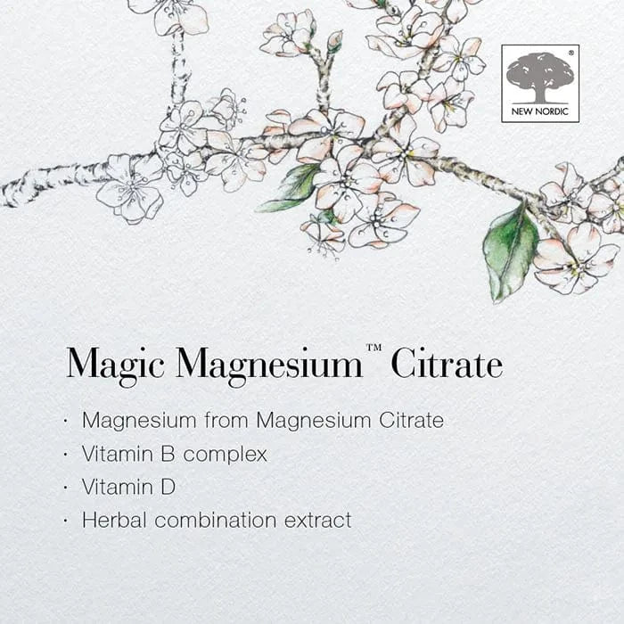 New Nordic Vitamins New Nordic Magic Magnesium™ Citrate 750 mg 60t