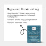 New Nordic Vitamins New Nordic Magic Magnesium™ Citrate 750 mg 60t