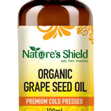 Nature's Shield Organic Grape Seed Oil 100mL