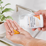 Nature's Help Organic Turmeric With Black Pepper & Ginger 120 Capsules