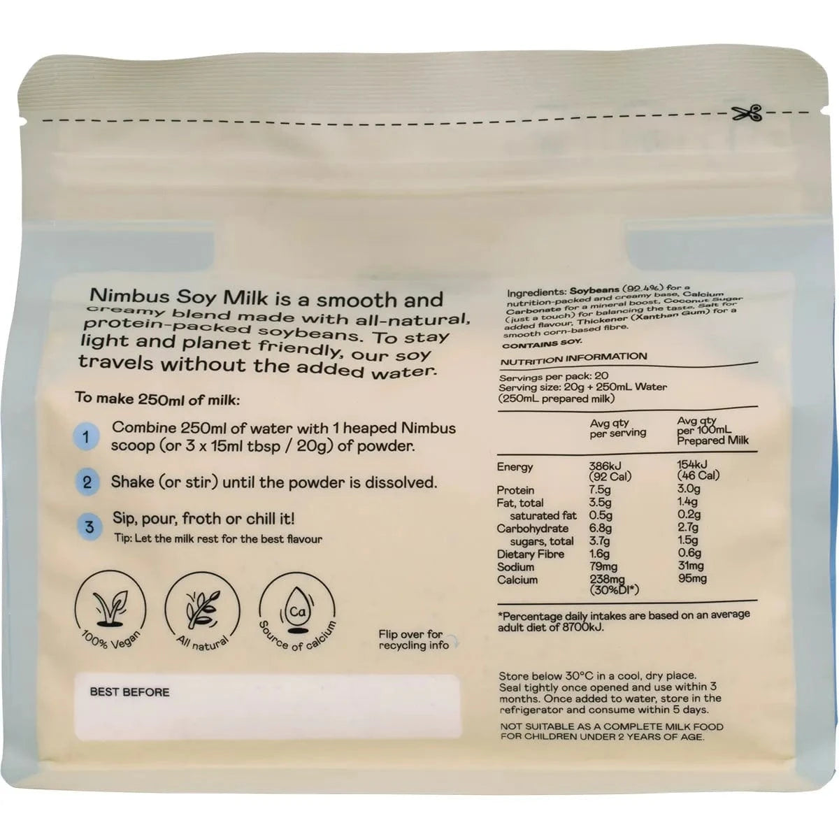 Nimbus Soy Milk Powder Nimbus Soy Milk Powder