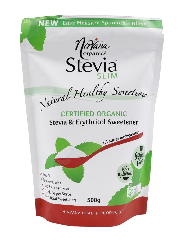 Nirvana Monk Fruit Sweetener 500g Nirvana Stevia & Erythritol Sweetener Stevia Slim Spoonable