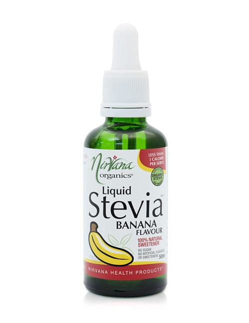 Nirvana Monk Fruit Sweetener Nirvana Liquid Stevia Banana 50ml