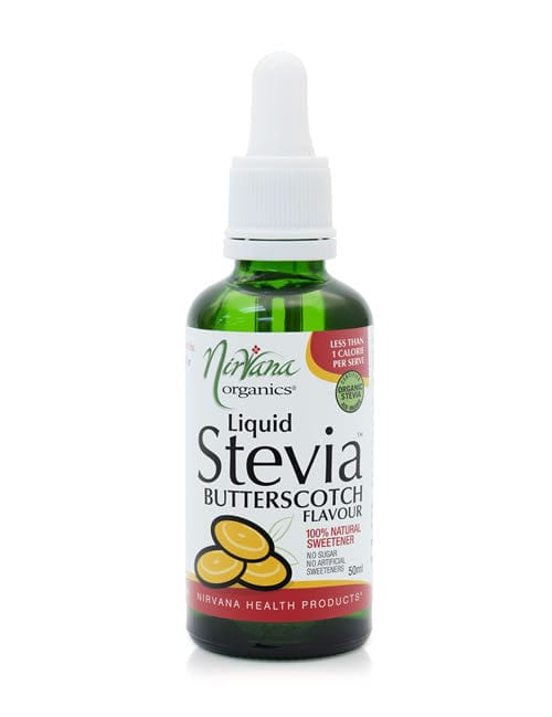 Nirvana Monk Fruit Sweetener Nirvana Liquid Stevia Butterscotch 50ml