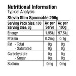 Nirvana Monk Fruit Sweetener Nirvana Stevia & Erythritol Sweetener Stevia Slim Spoonable