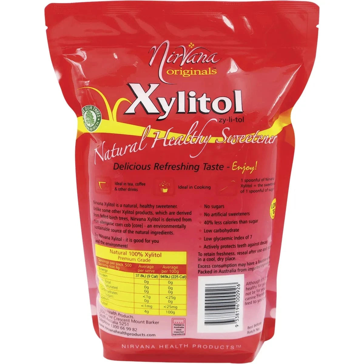 Nirvana Monk Fruit Sweetener Nirvana Xylitol