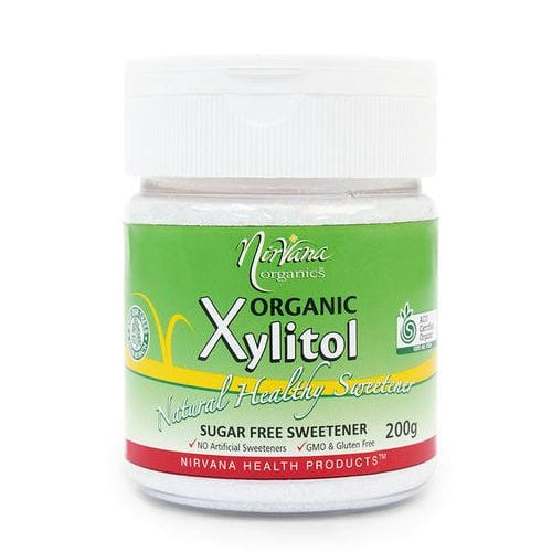 Nirvana Monk Fruit Sweetener Refillable Shaker 200g Nirvana Xylitol Certified Organic